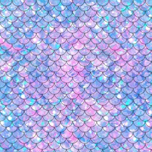 Mermaid Tail Adhesive Vinyl Sheet