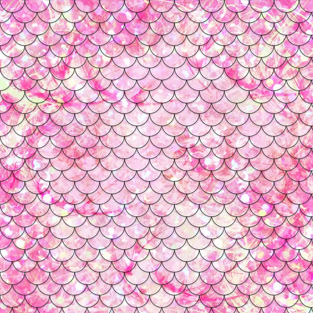 Mermaid Tail Adhesive Vinyl Sheet