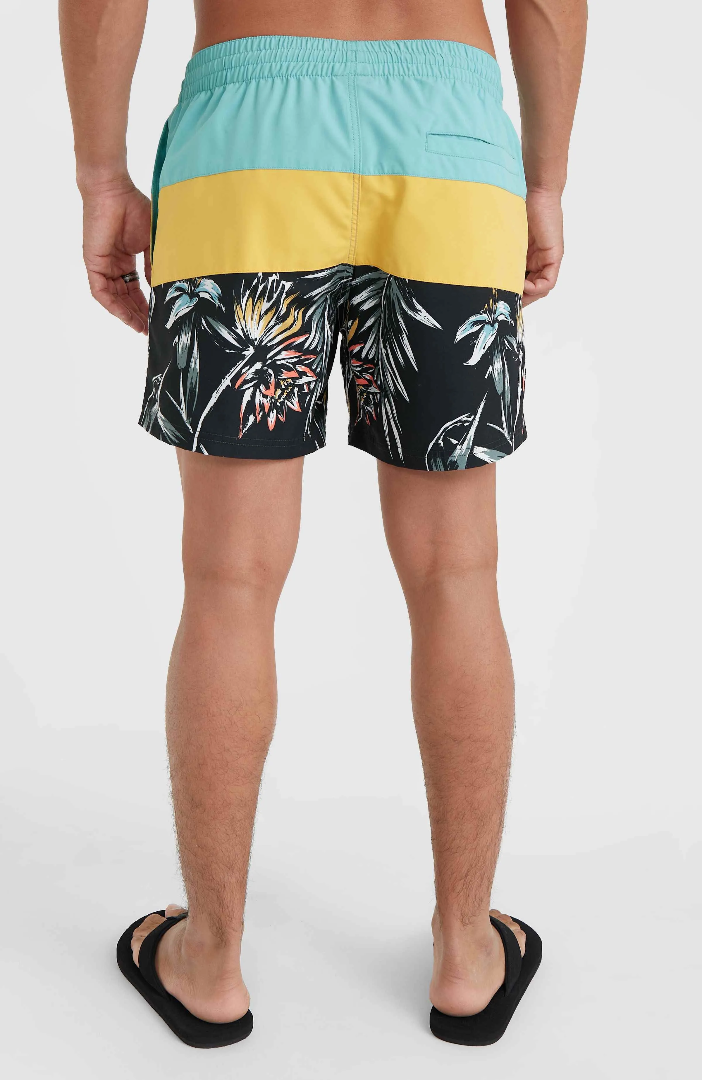 Mix and Match Cali Block 15'' Badehose | Golden Haze
