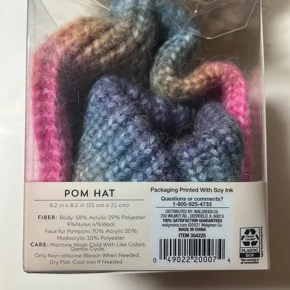 Modern Expressions POM-POM HAT-Multicolor