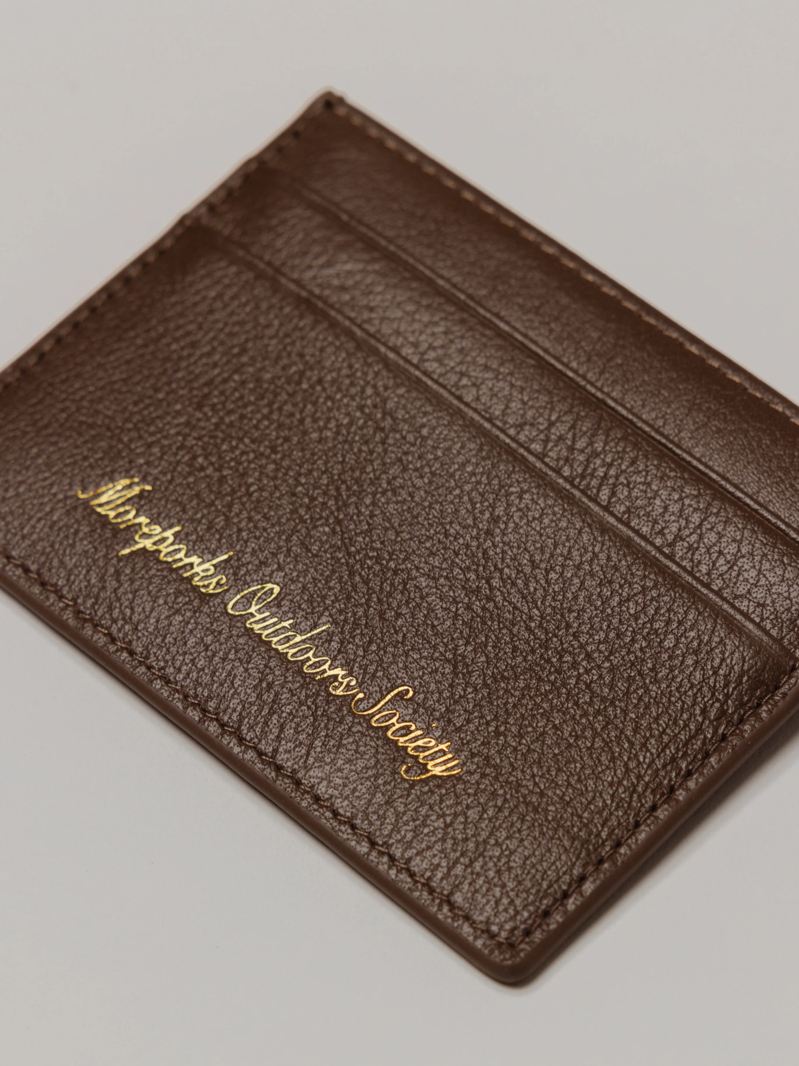 MOS Card Holder - Brown
