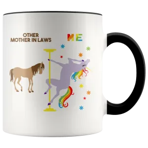 Mother in Law Gift for Mother in Law Mug Mother of the Groom Gift from Bride Mother in Law Wedding Gift Coffee Cup Pole Dancing Unicorn