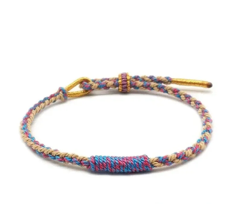Multicolor Cotton Thread Bracelet