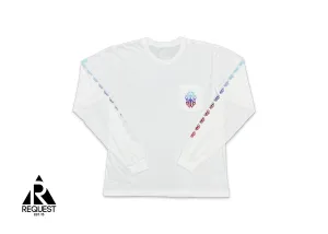Multicolor Dagger L/S Tee "White"