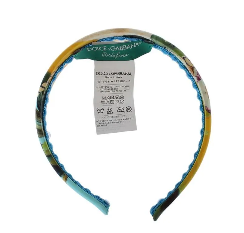 Multicolor Floral Cotton Headband