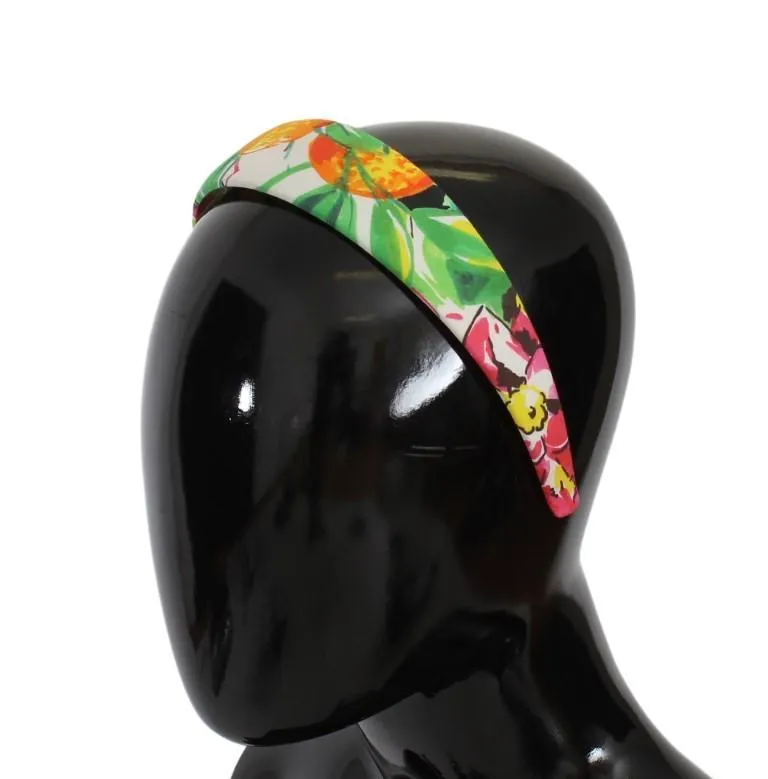 Multicolor Floral Cotton Headband