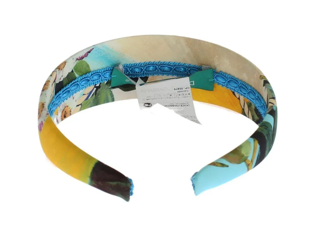 Multicolor Floral Cotton Headband