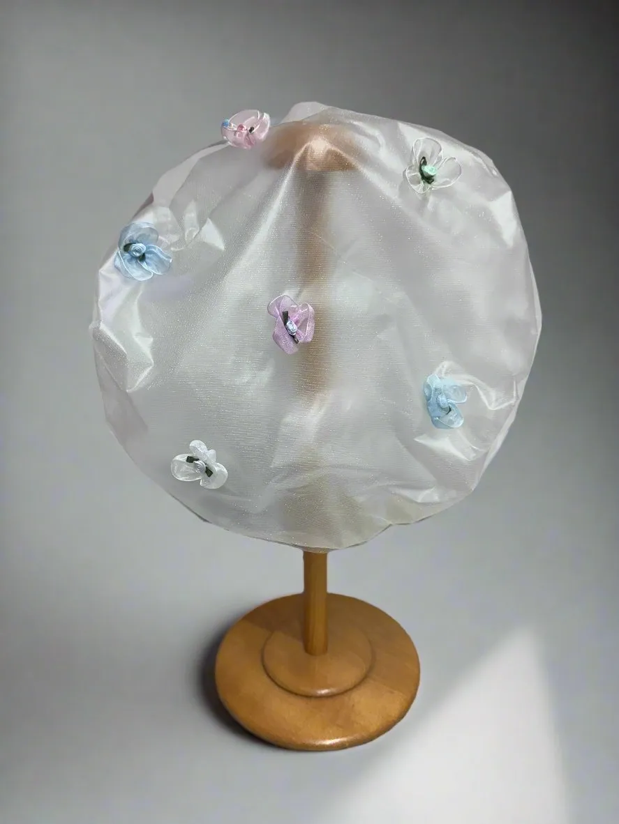 Multicolor Flower Shower Cap