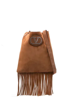 Nellcote suede leather crossbody bag