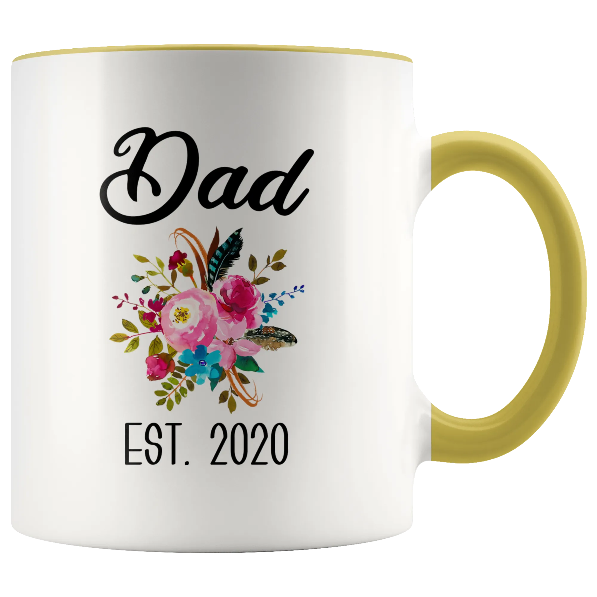 New Dad Mug Expecting Daddy to Be Gifts Baby Shower Gift Pregnancy Announcement Coffee Cup Dad Est 2020