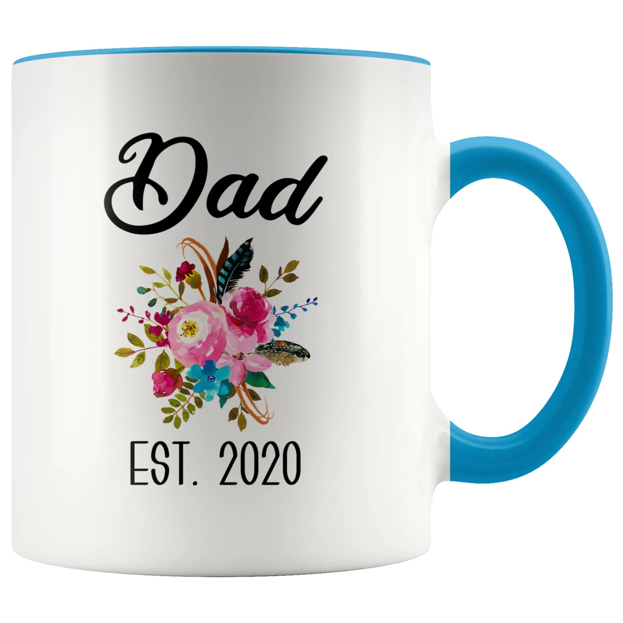 New Dad Mug Expecting Daddy to Be Gifts Baby Shower Gift Pregnancy Announcement Coffee Cup Dad Est 2020