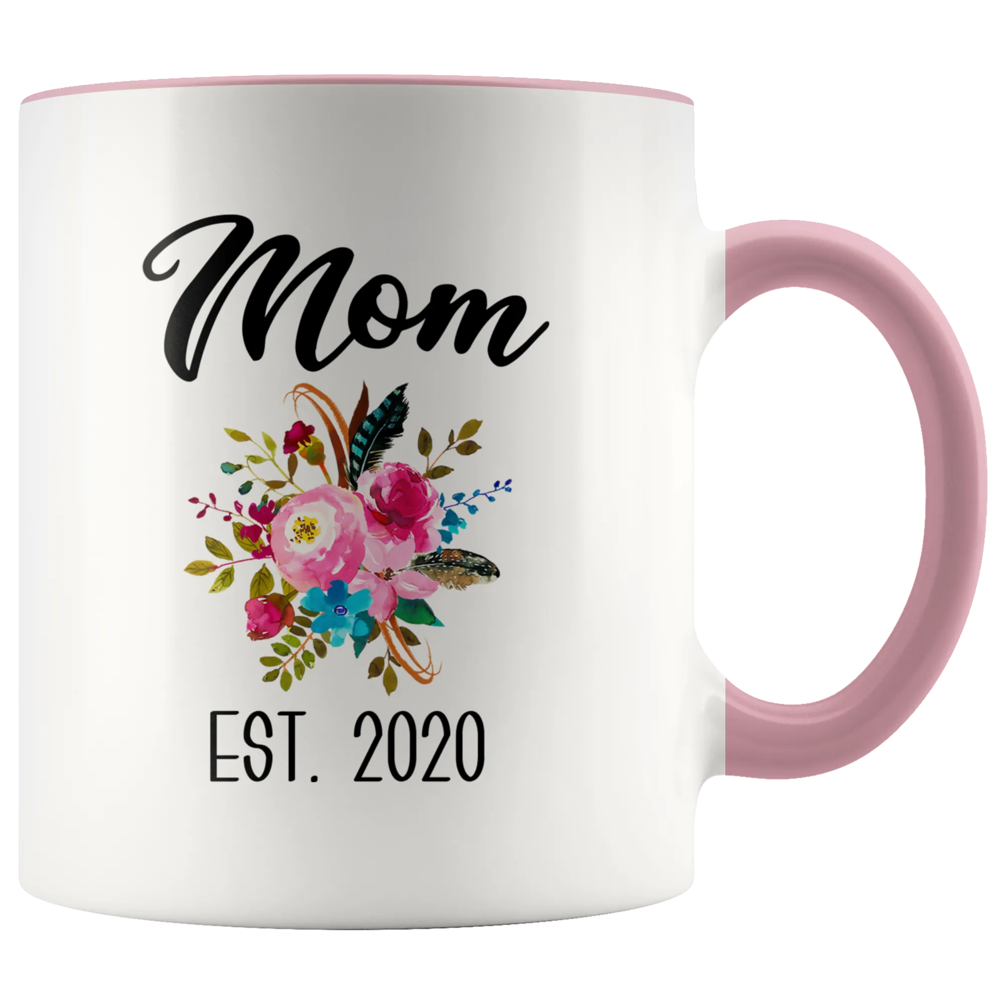 New Mom Mug Expecting Mommy to Be Gifts Baby Shower Gift Pregnancy Announcement Coffee Cup Mom Est 2020