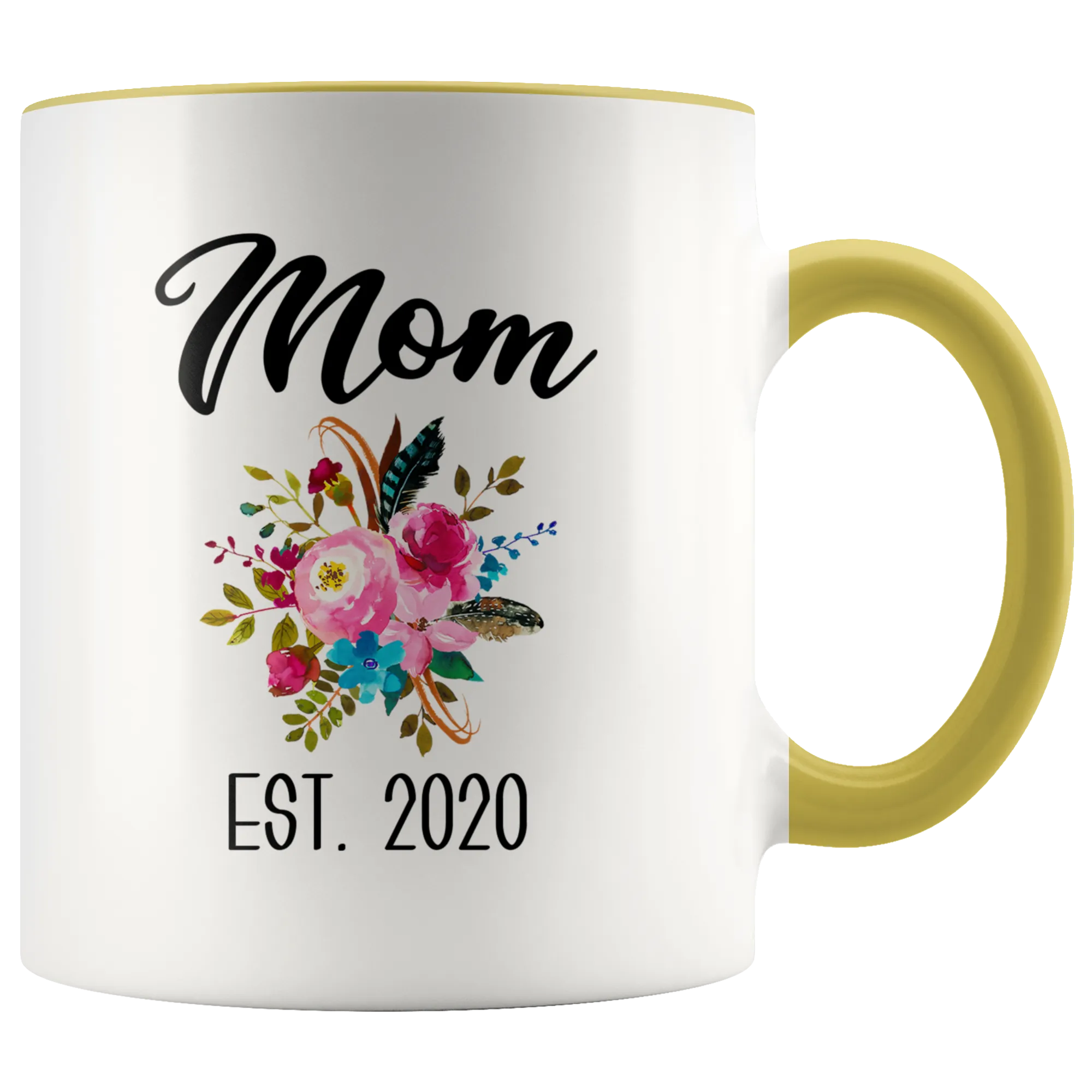New Mom Mug Expecting Mommy to Be Gifts Baby Shower Gift Pregnancy Announcement Coffee Cup Mom Est 2020