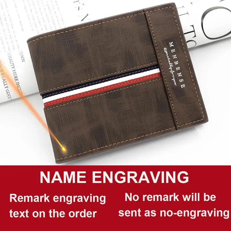 New Short Men Wallets Slim Card Holder - Small Men's Wallet