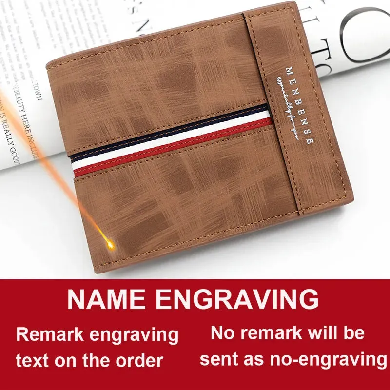 New Short Men Wallets Slim Card Holder - Small Men's Wallet