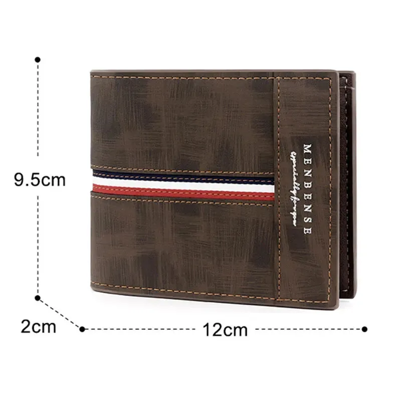 New Short Men Wallets Slim Card Holder - Small Men's Wallet