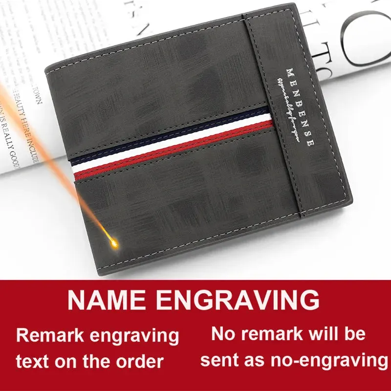 New Short Men Wallets Slim Card Holder - Small Men's Wallet