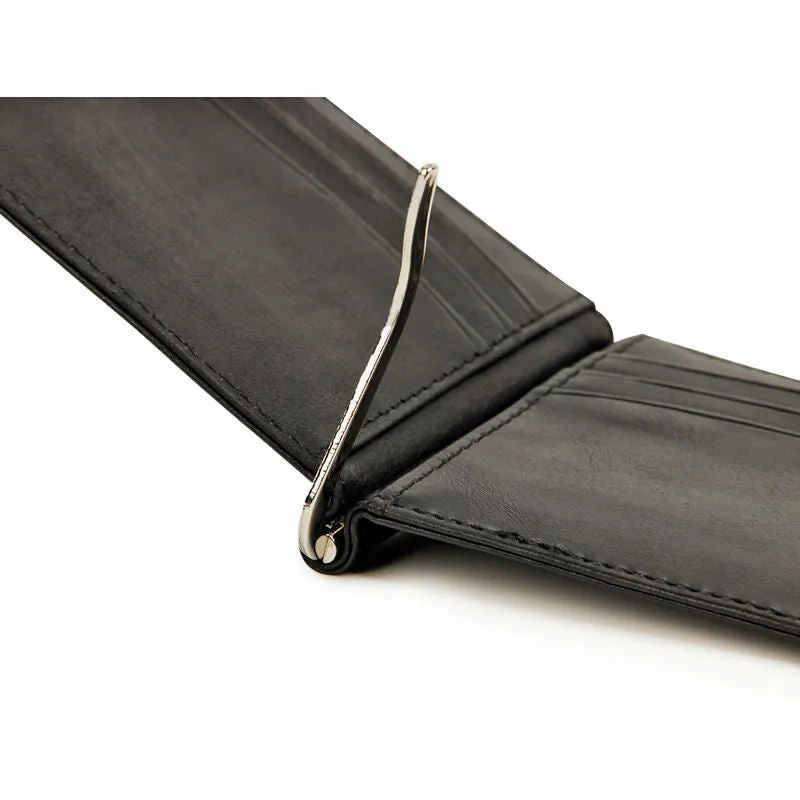 NFC Blocking Slim Genuine Leather Wallet