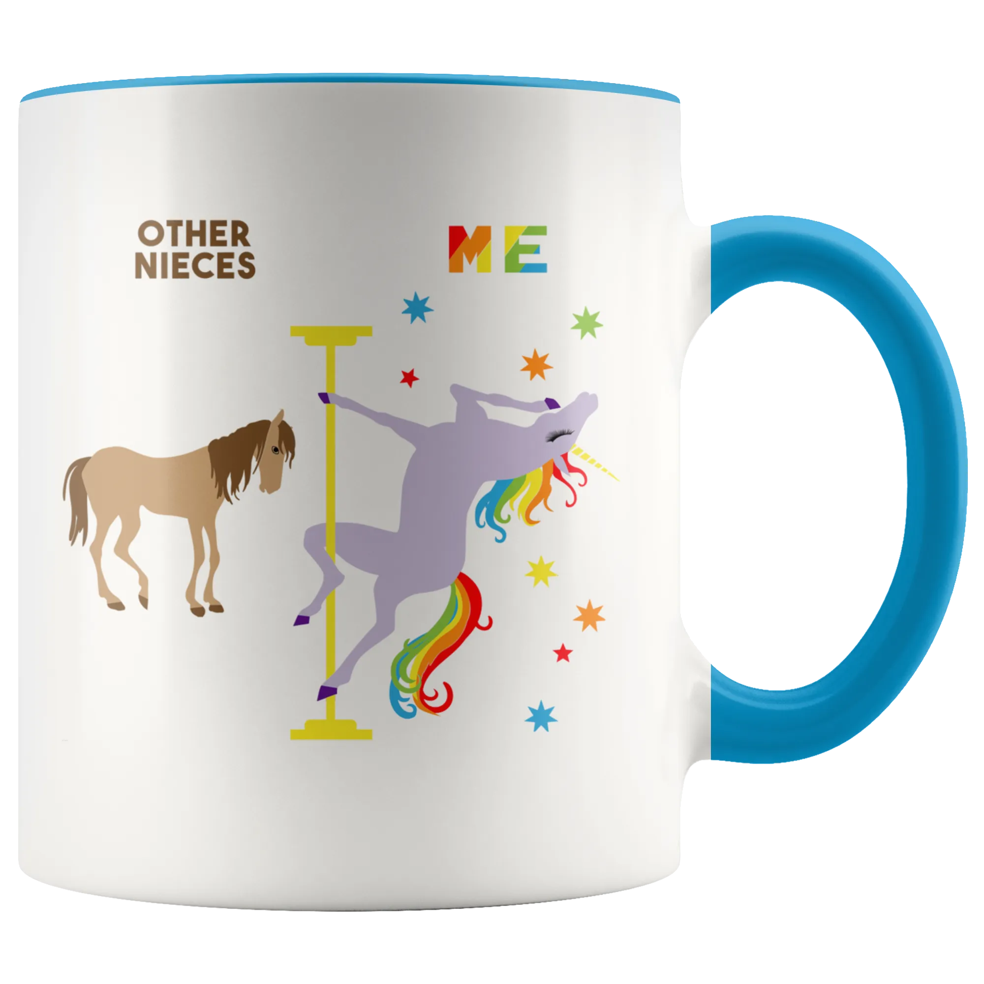 Niece Mug Gift for Niece from Aunt and Uncle Gift for Niece Birthday Gifts for Her Niece Gifts for Women Cute Unicorn Coffee Cup Pole Dancing Unicorn