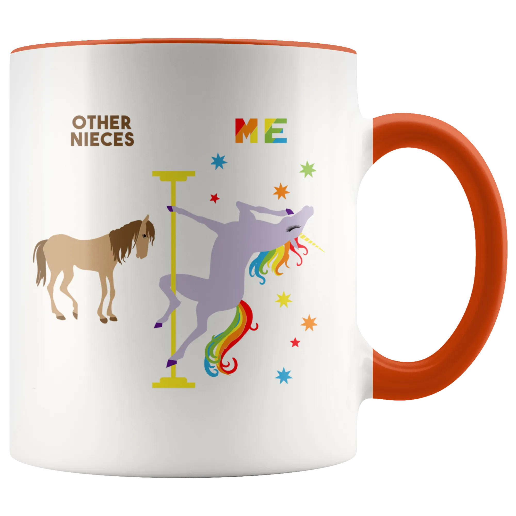 Niece Mug Gift for Niece from Aunt and Uncle Gift for Niece Birthday Gifts for Her Niece Gifts for Women Cute Unicorn Coffee Cup Pole Dancing Unicorn