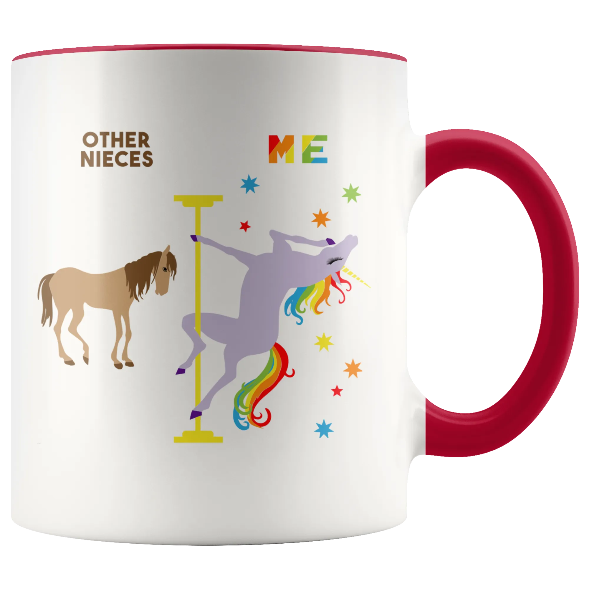 Niece Mug Gift for Niece from Aunt and Uncle Gift for Niece Birthday Gifts for Her Niece Gifts for Women Cute Unicorn Coffee Cup Pole Dancing Unicorn