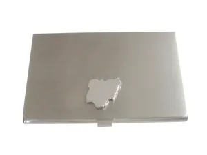 Nigeria Map Shape Business Card Holder