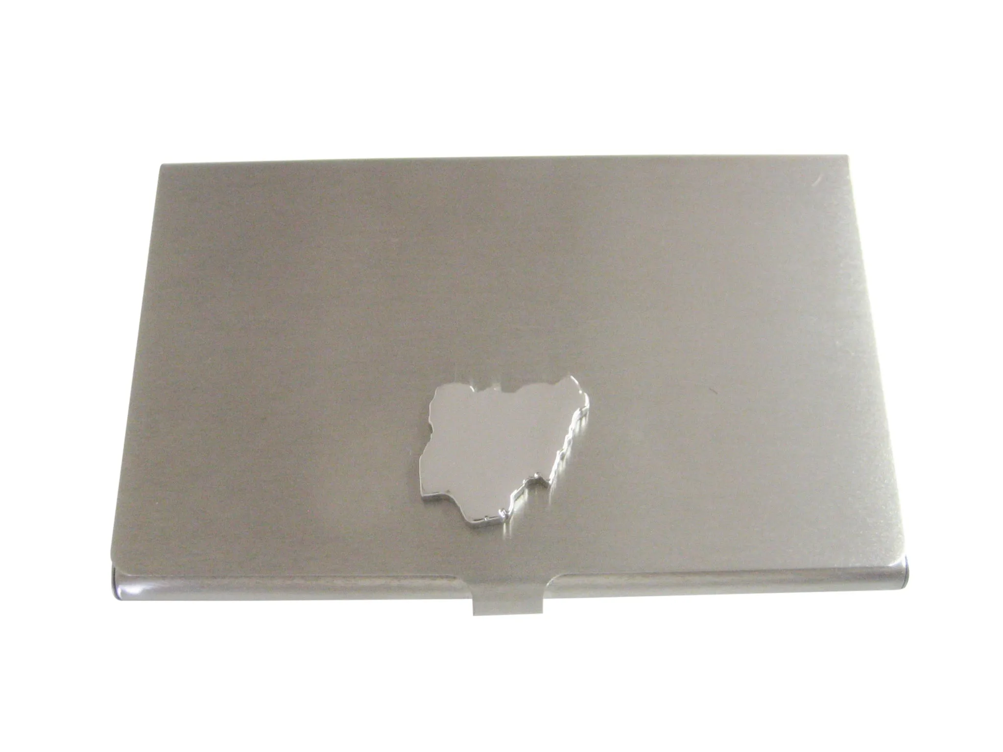 Nigeria Map Shape Business Card Holder