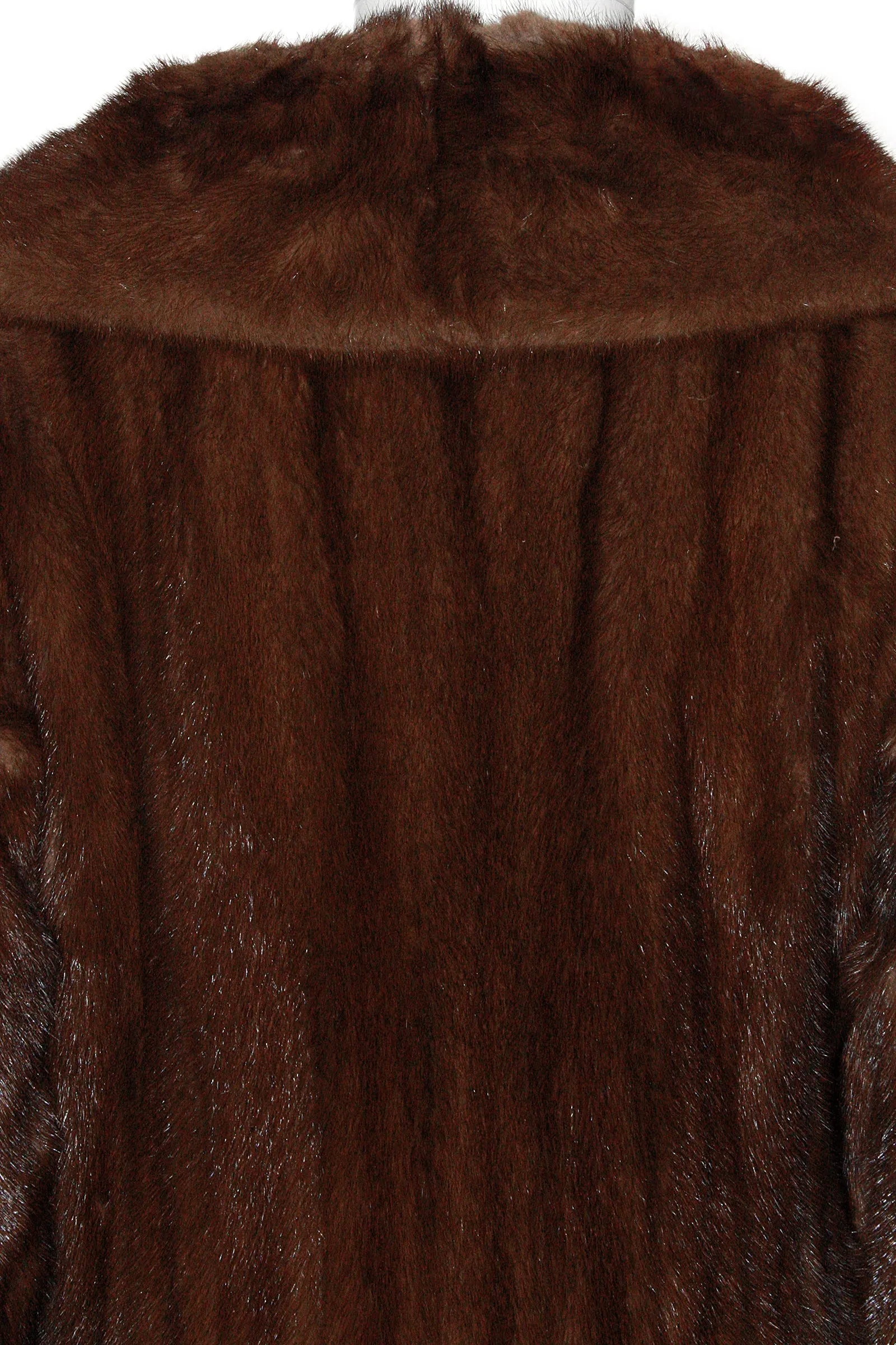 NORMAN NORELL for MICHAEL FORREST 1970s Natural Mink Coat