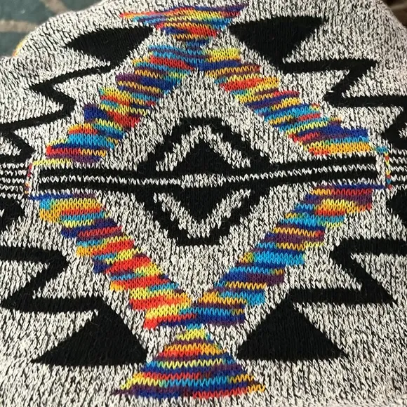 NORTHERN ANGEL Open Cardigan Multicolor Aztec Women’s Medium