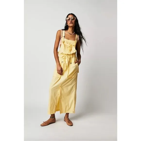 NWOT Free People Gracie Skirtall XS/S - Golden Haze