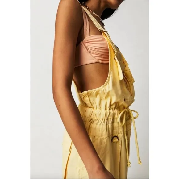 NWOT Free People Gracie Skirtall XS/S - Golden Haze