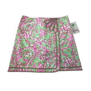 NWT Lily Pulitzer Pink and Green Patterned Skirt 12