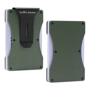 Olive Drab Green Slim Wallet