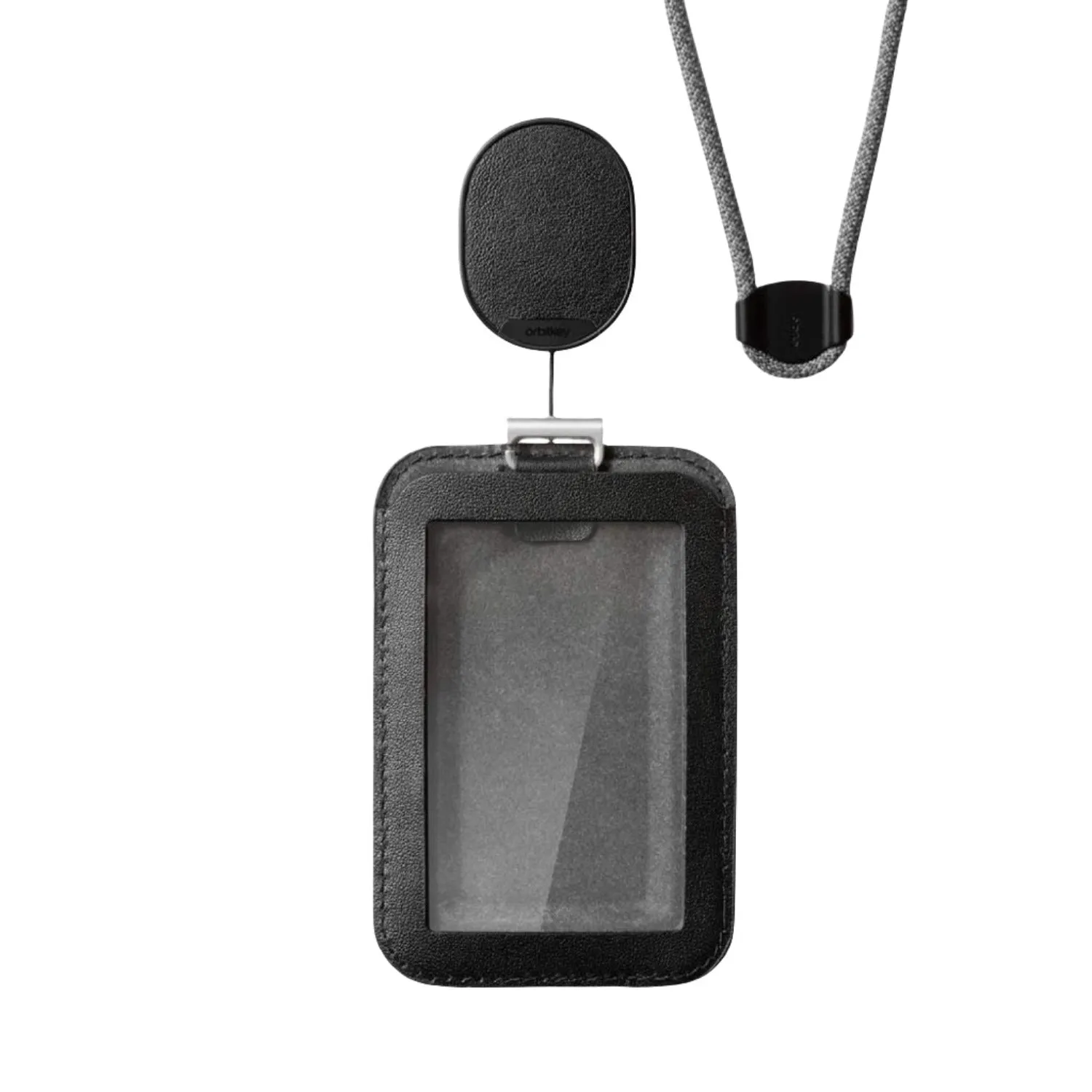 Orbitkey Leather ID Card Holder Pro With Lanyard