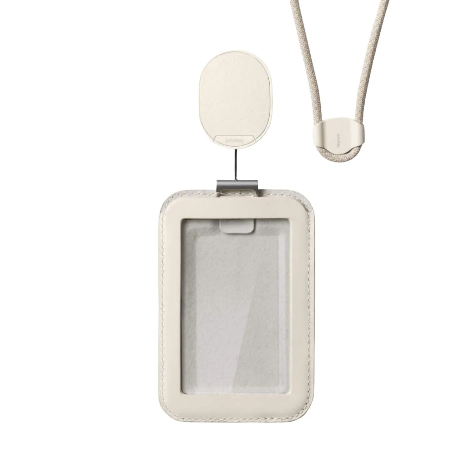 Orbitkey Leather ID Card Holder Pro With Lanyard