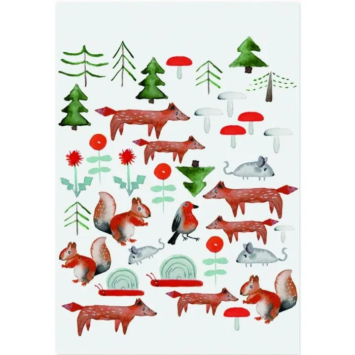 Organic Tattoo «Forest Animals» von Nuukk