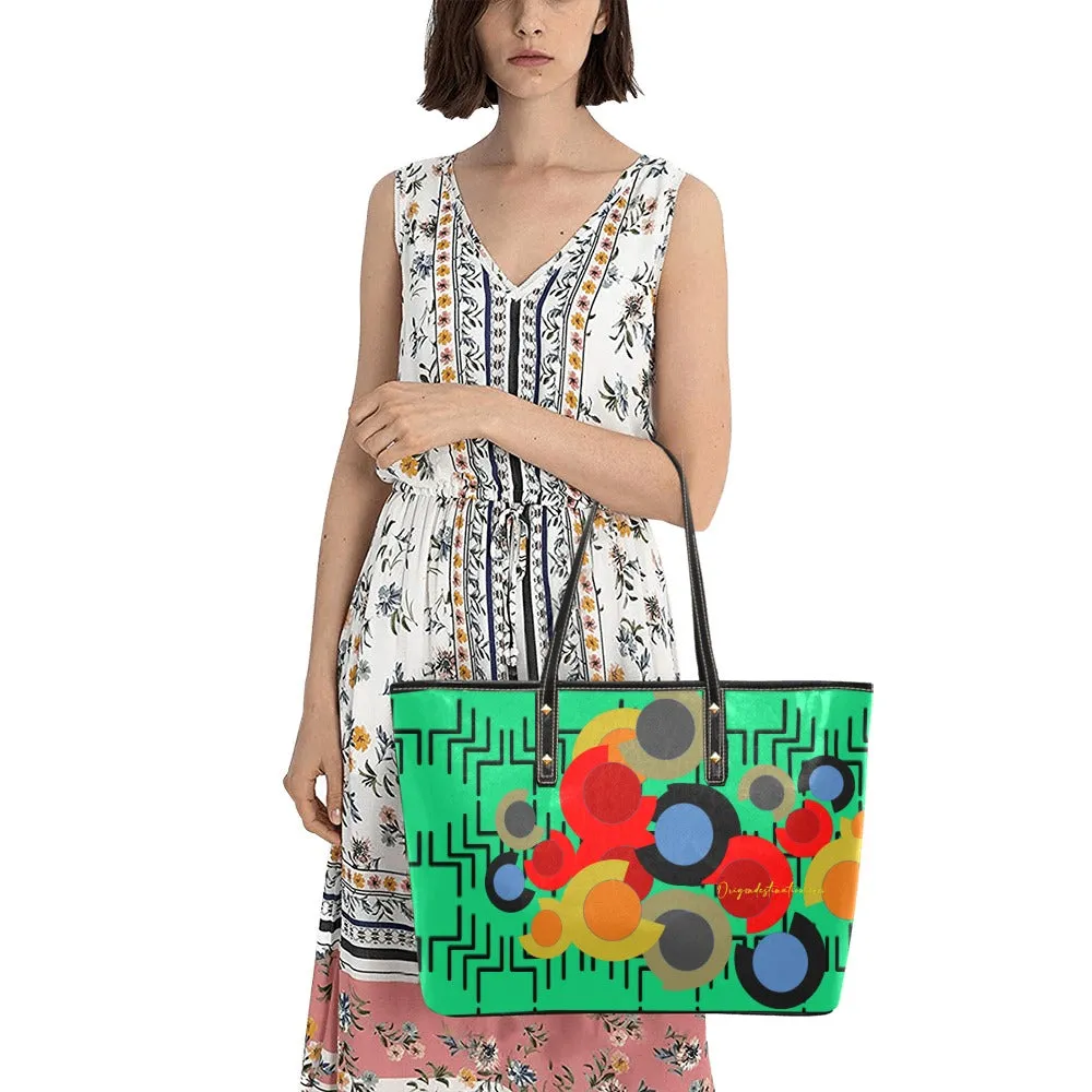 Origen Destination Elec Women's Rivet-strap Large Tote Bag