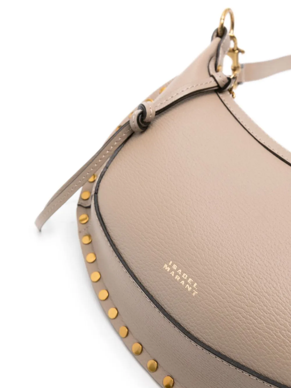 Oskan moon leather shoulder bag