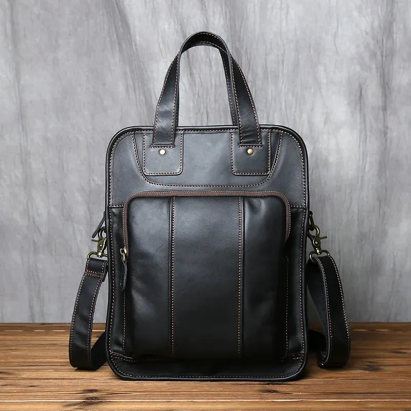Othello Everyday Carry Handbag Shoulder Bag for Men in Black - 14 inches