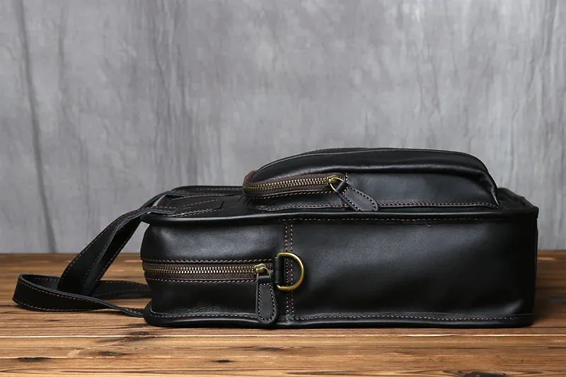 Othello Everyday Carry Handbag Shoulder Bag for Men in Black - 14 inches