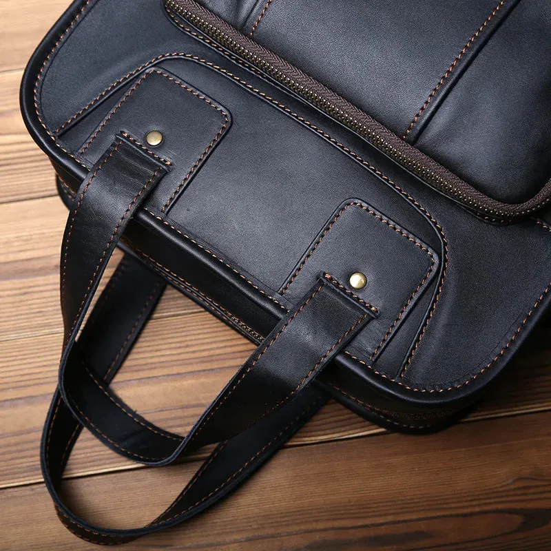Othello Everyday Carry Handbag Shoulder Bag for Men in Black - 14 inches