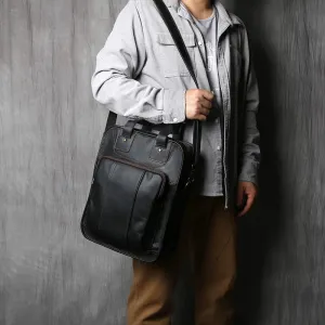 Othello Everyday Carry Handbag Shoulder Bag for Men in Black - 14 inches