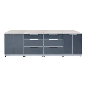 Outdoor Kitchen 4-Piece Combo Set 2