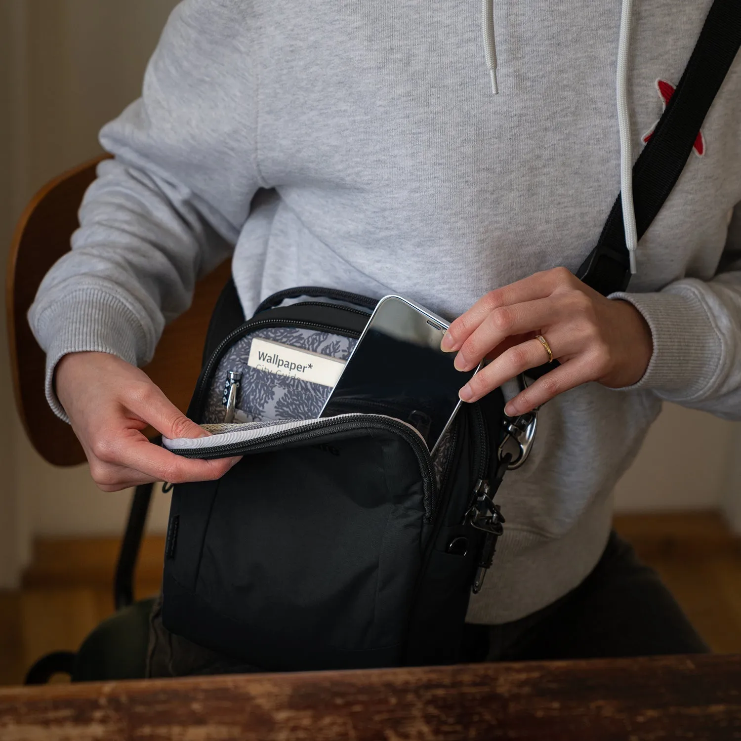 Pacsafe LS100 Anti-Theft Crossbody Bag (SA)