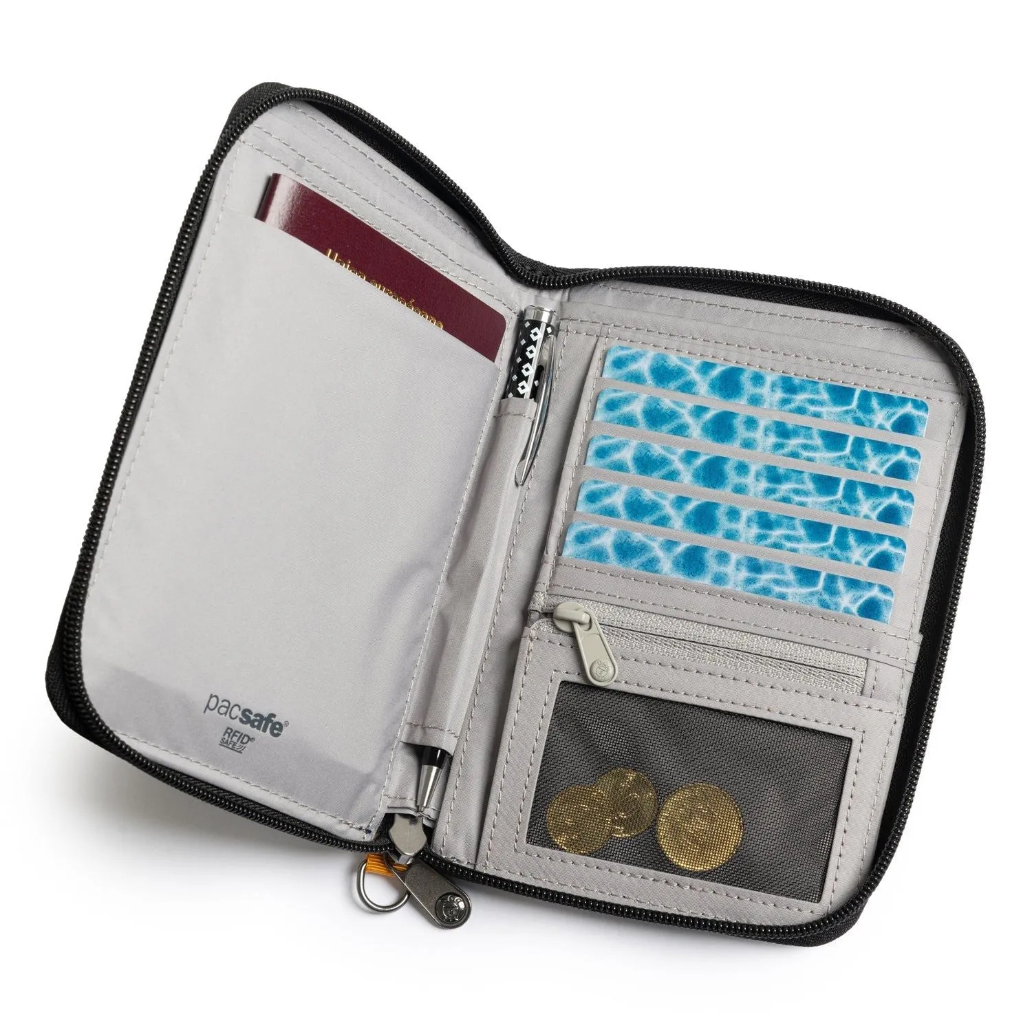 Pacsafe RFIDsafe RFID Blocking Compact Travel Organizer (SA)