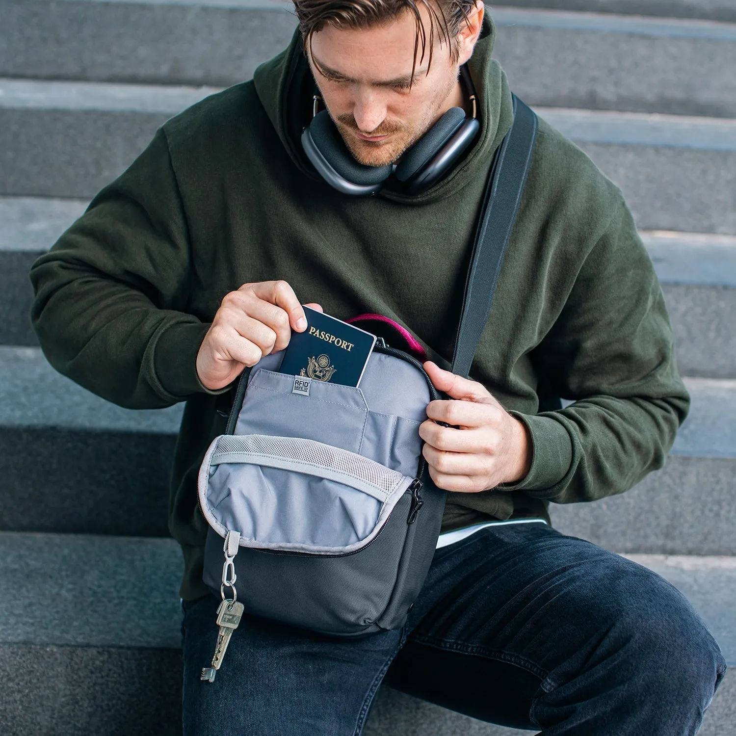 Pacsafe® X Anti-Theft Vertical Crossbody