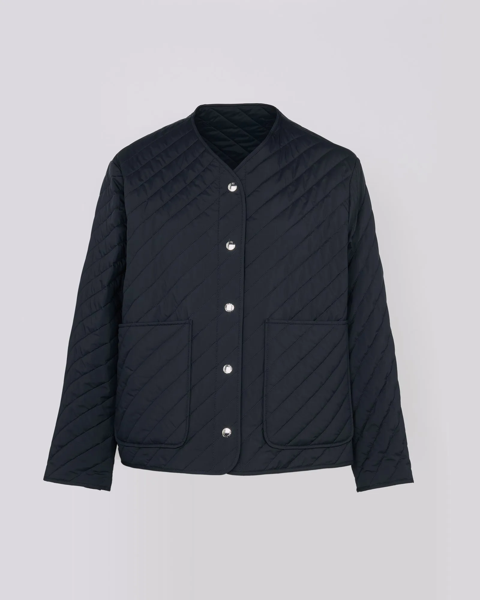 Padded jacket with pockets
