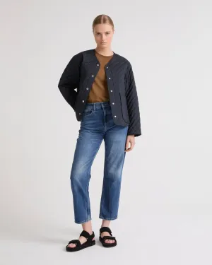 Padded jacket with pockets