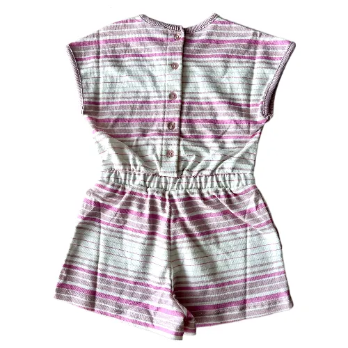 Painterly Stripe Romper