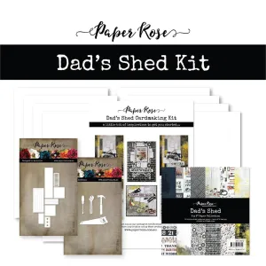 Paper Rose Studio - Dad's Shed - Cardmaking Kit / 24022